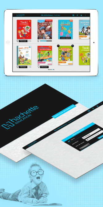 Design d'une application bibliothèque pour Hachette Éducation