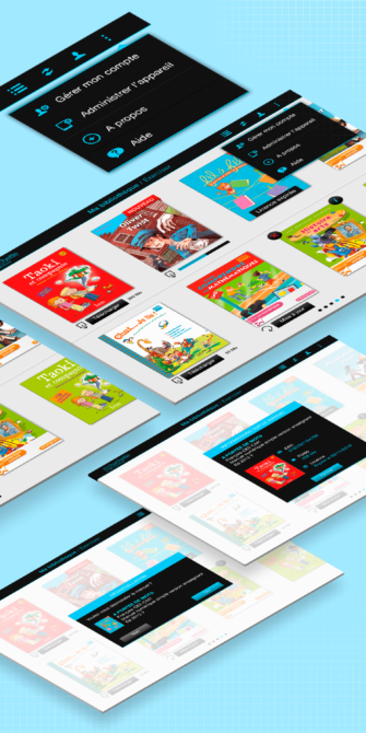 Design d'une application bibliothèque pour Hachette Éducation