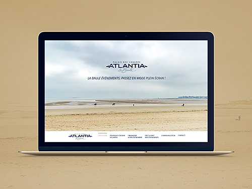 Site internet du Palais des Congrès Atlantia - La Baule