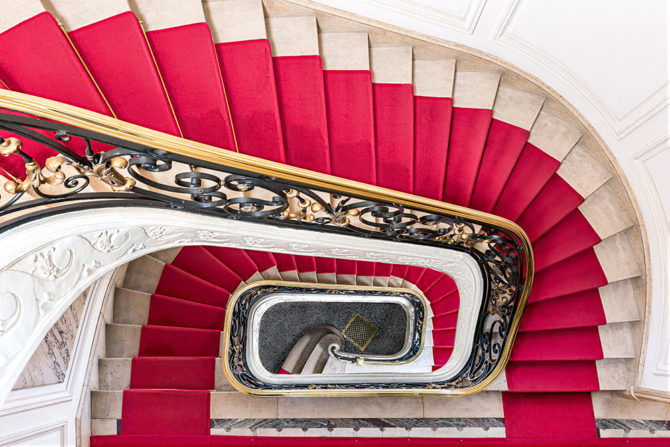 Photographies pour le cabinet AEC Partners - Montée d'escalier