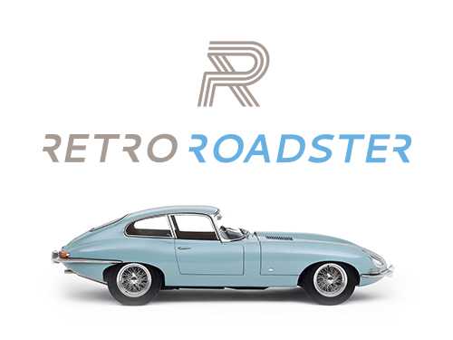 Identité visuelle pour Retro Roadster, un restaurateur de voitures de collection