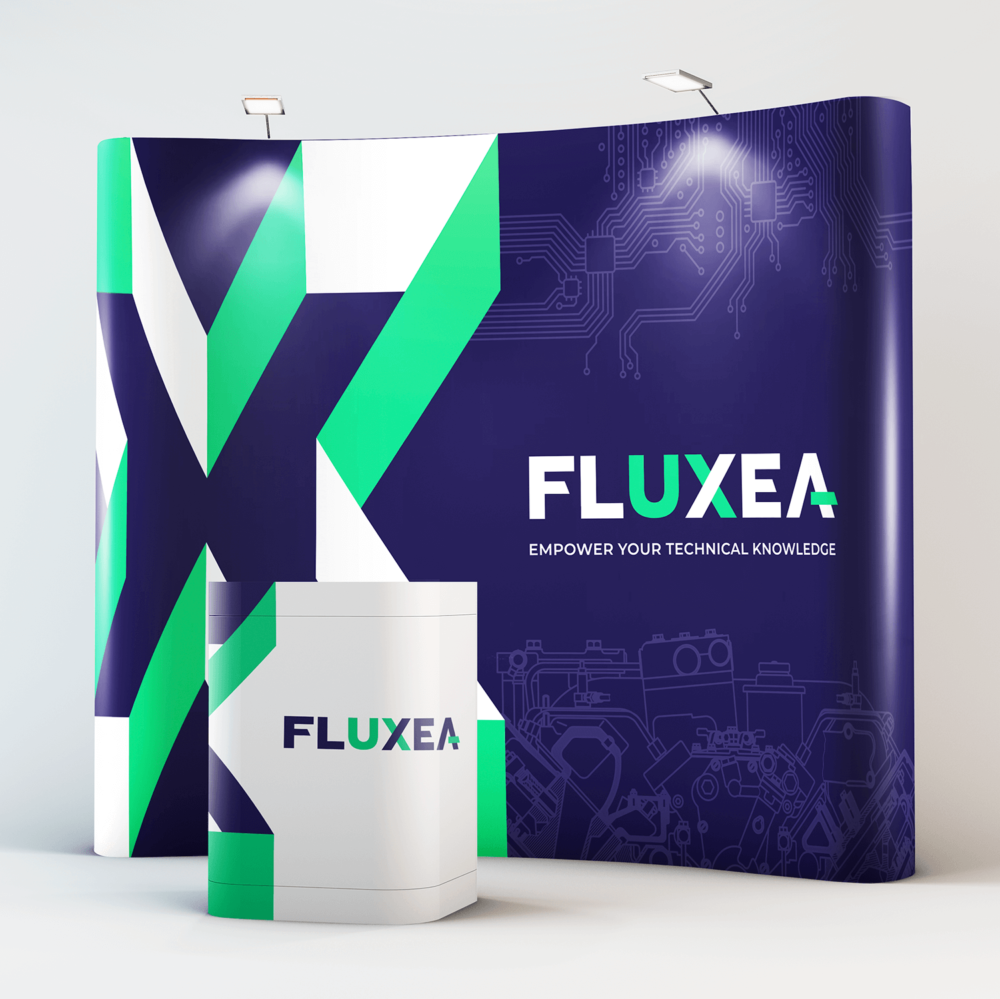Définition du positionnement, naming et création du territoire de marque pour Fluxea