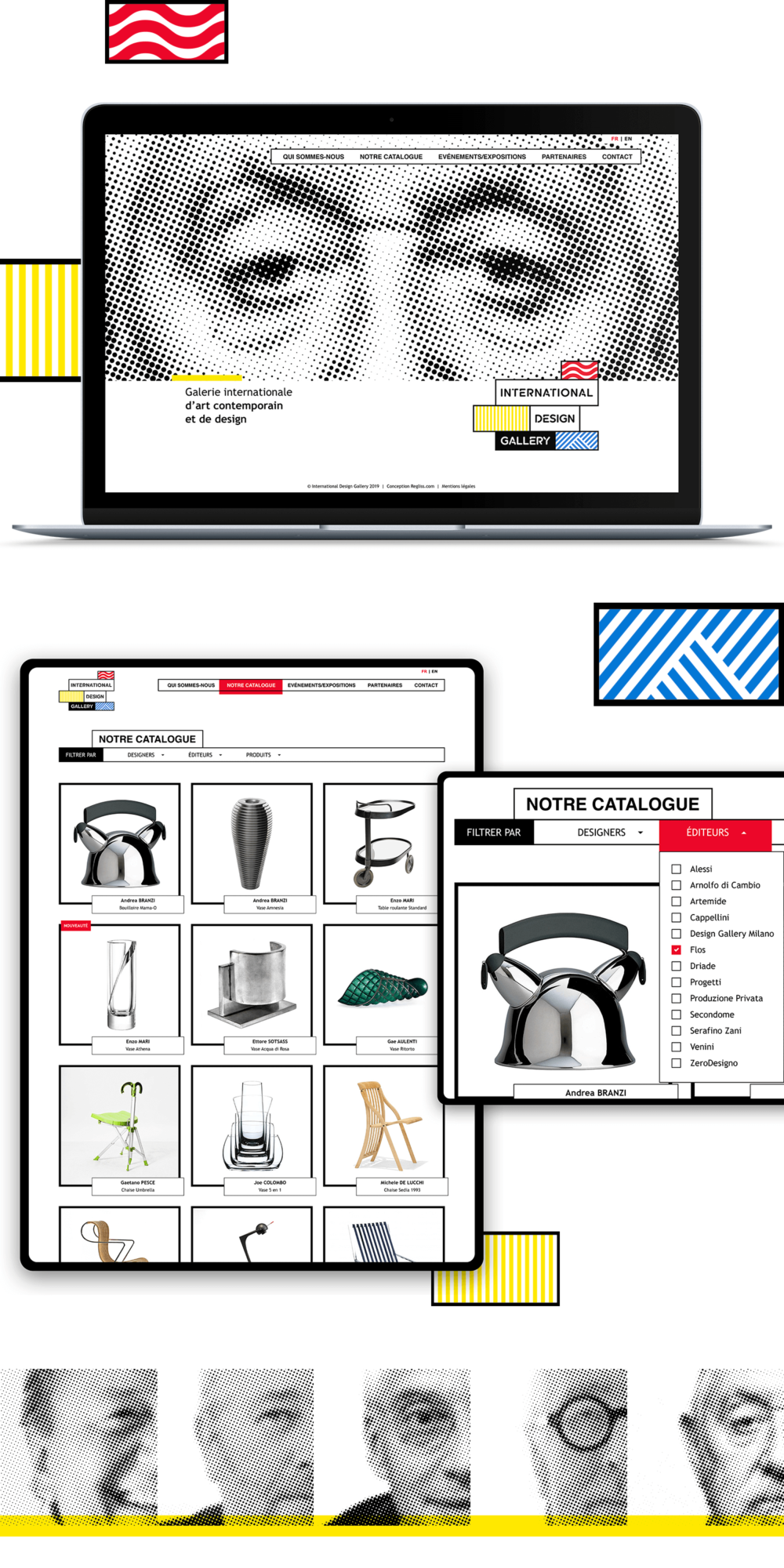 Design du site internet d